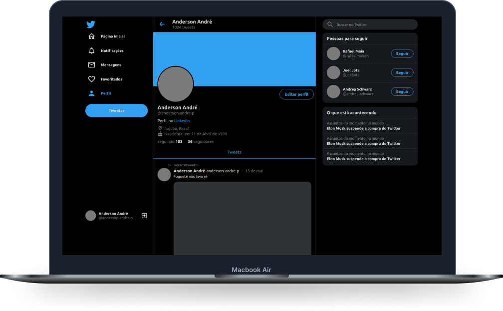 Projeto de desenvolvimento web